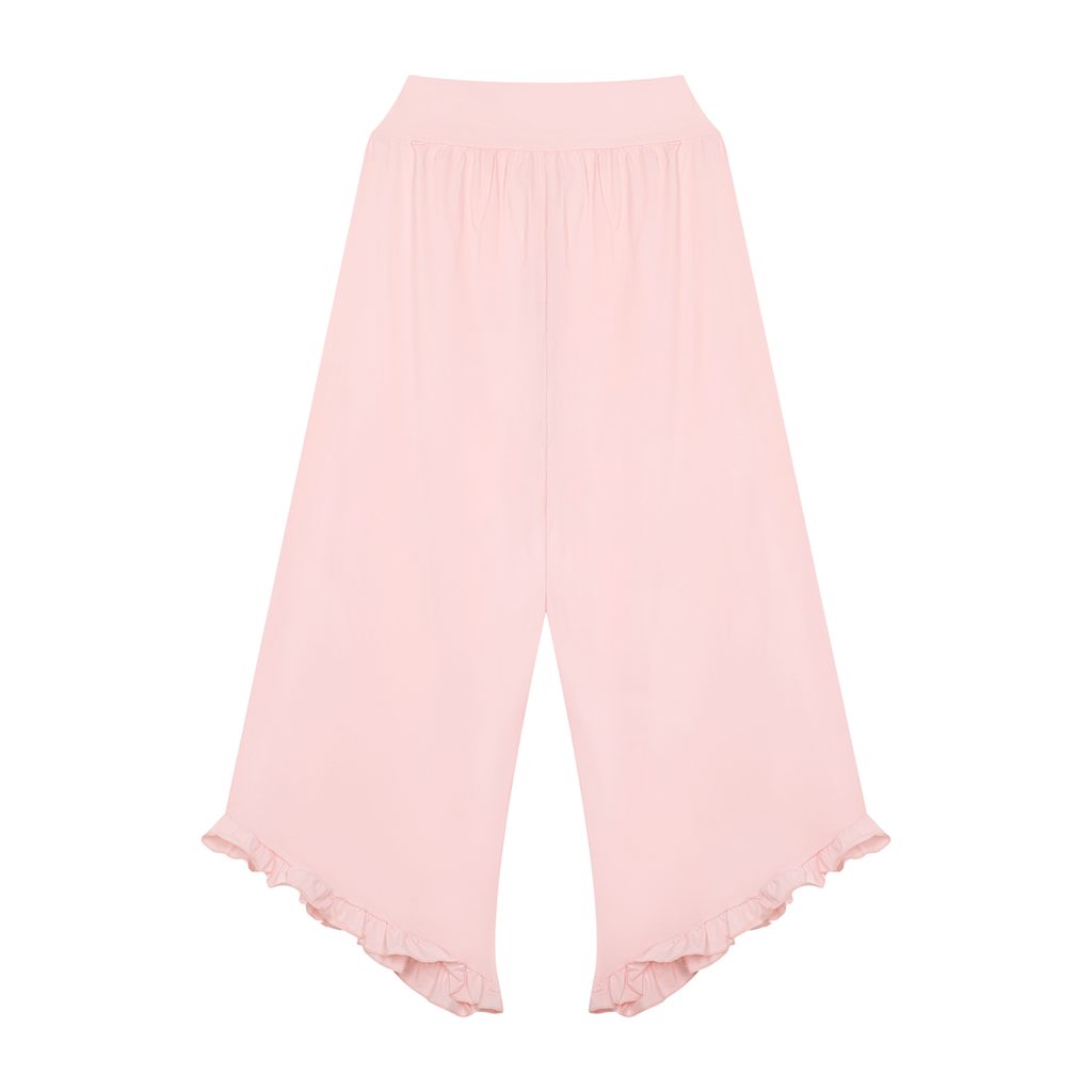 Cabana Hibiscus Garden – Women’s Ruched Wide Leg Pants