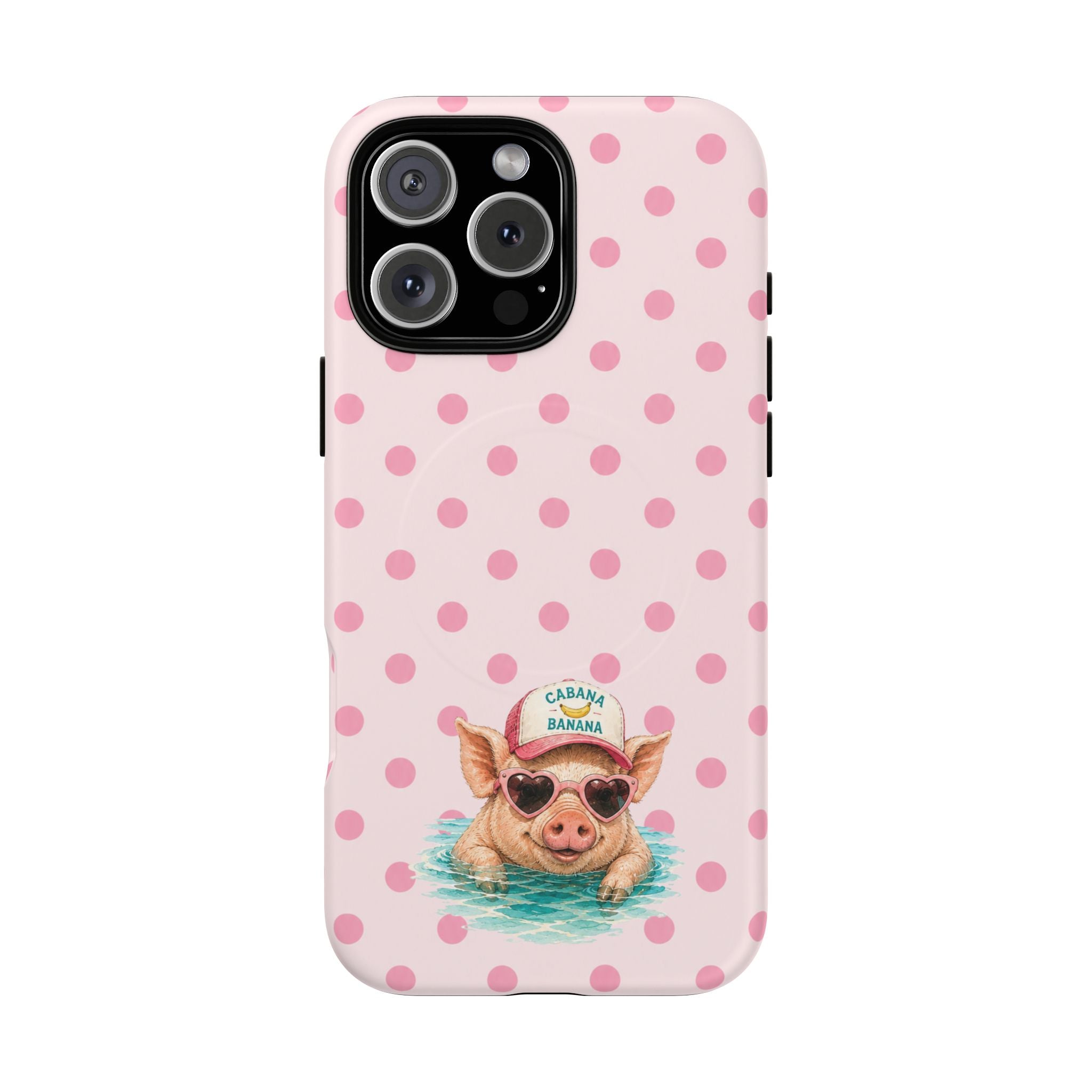 Pink Piggie Confetti- Tough Magnetic Phone Case