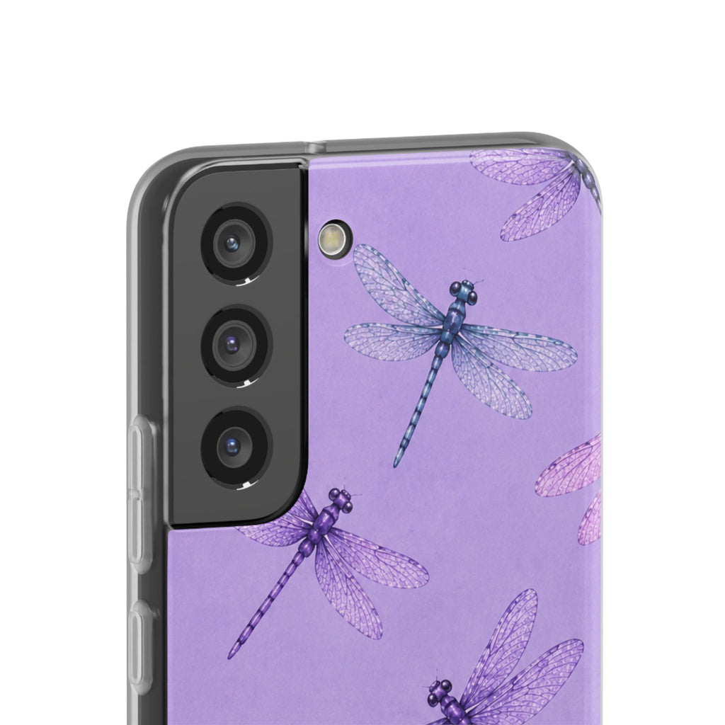 Lavender Dragonfly Dreams-Flexi iPhone & Samsung Phone Case