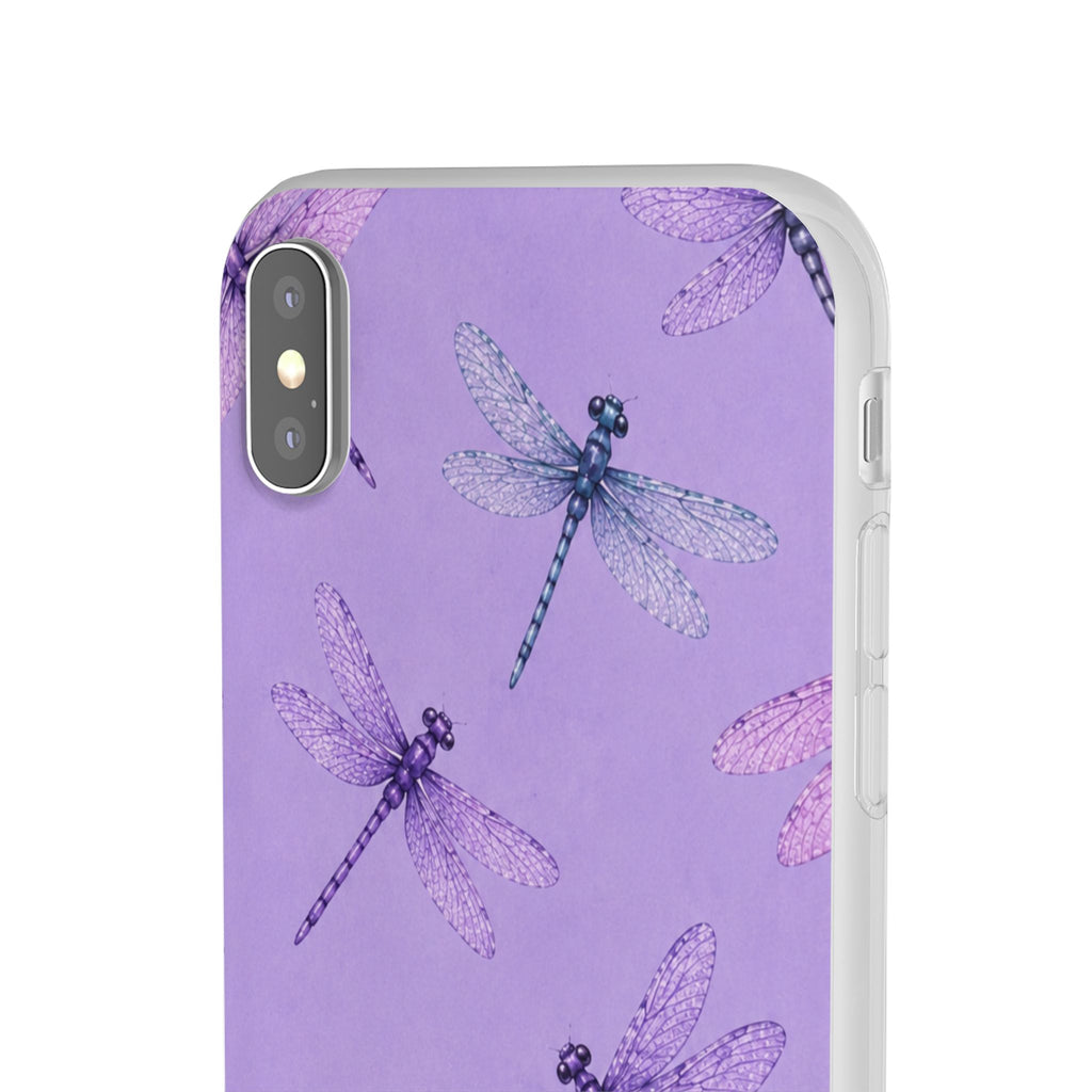 Lavender Dragonfly Dreams-Flexi iPhone & Samsung Phone Case