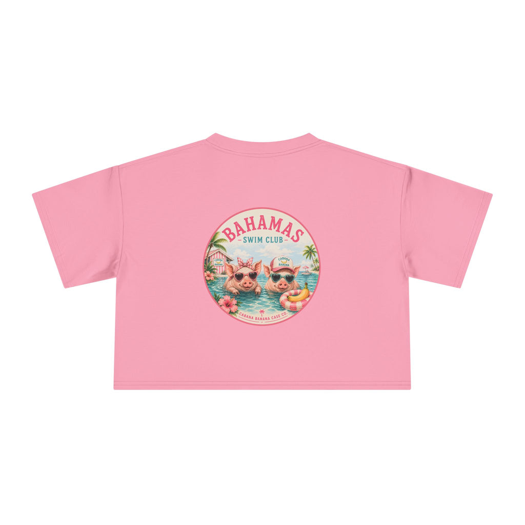 Bahamas Pig Swim Club – Crop Tee