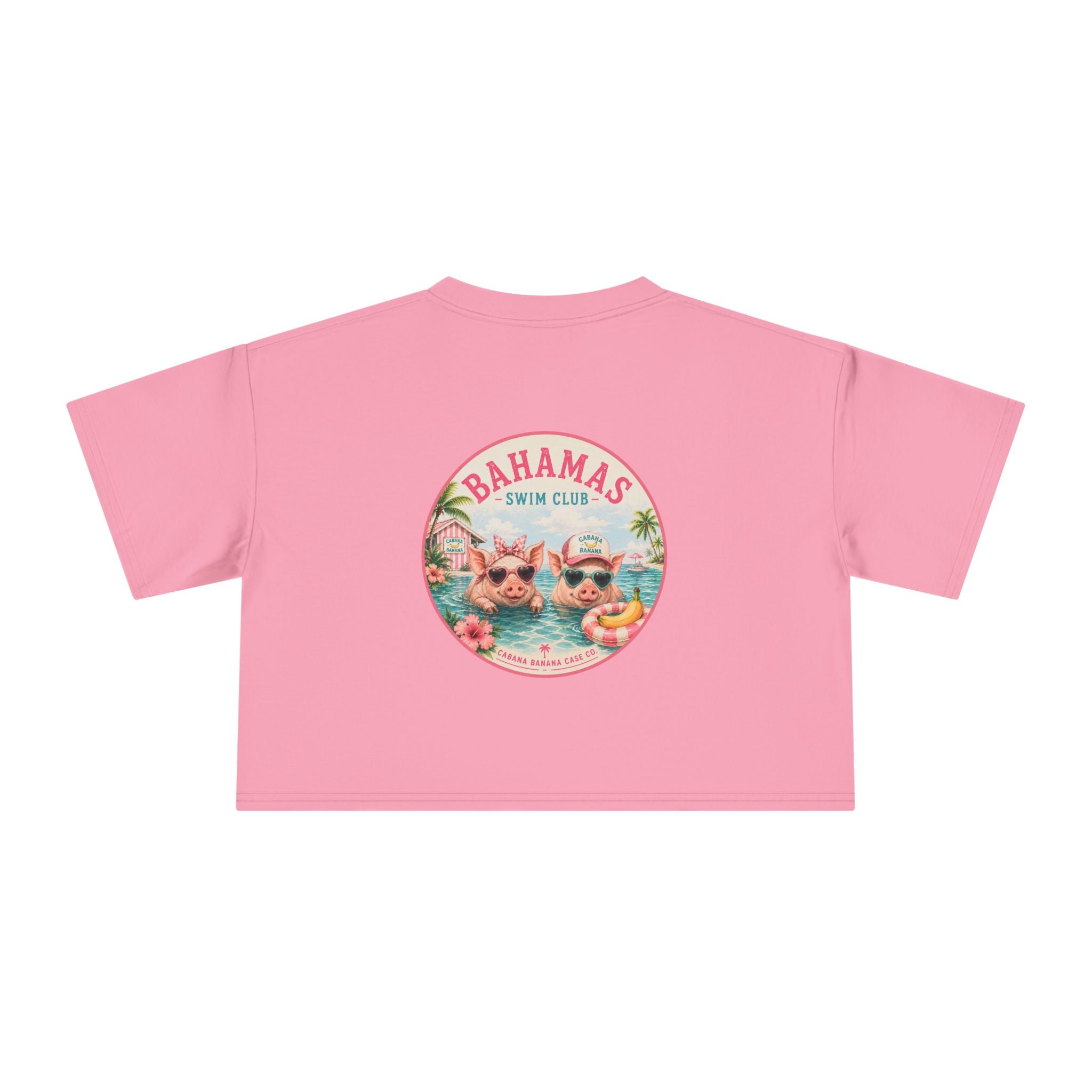Bahamas Pig Swim Club – Crop Tee