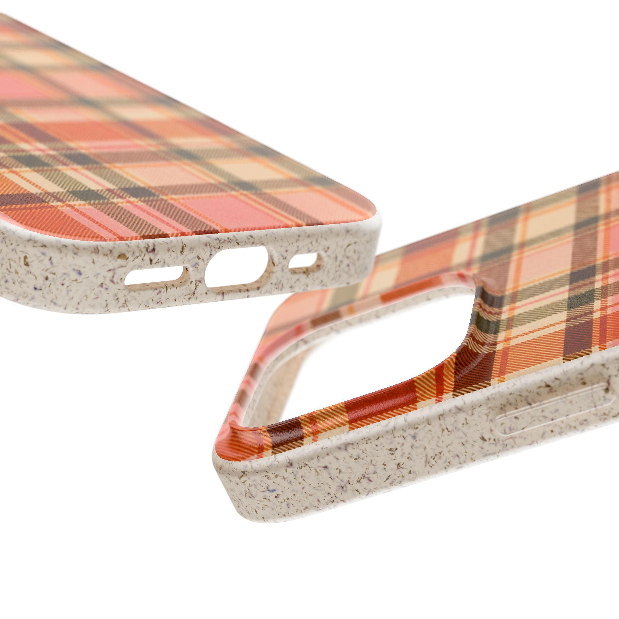 Hello Fall Plaid- Eco-Friendly Biodegradable Phone Case