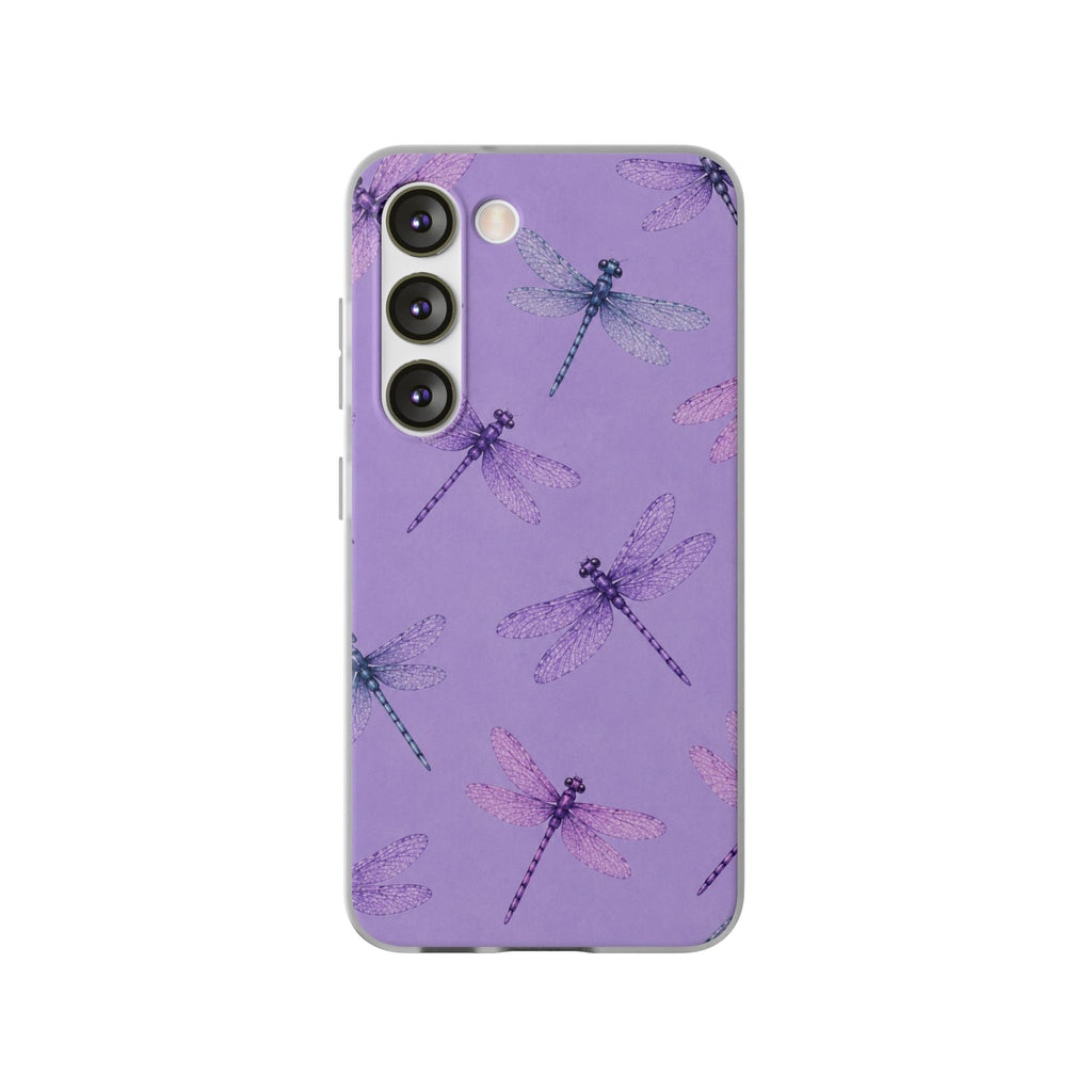 Lavender Dragonfly Dreams-Flexi iPhone & Samsung Phone Case