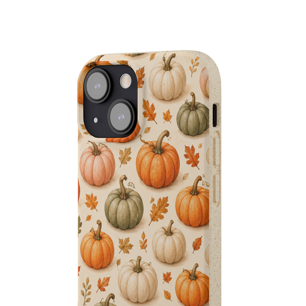 Cabana Pumpkin Patch -Eco-Friendly Biodegradable Phone Case