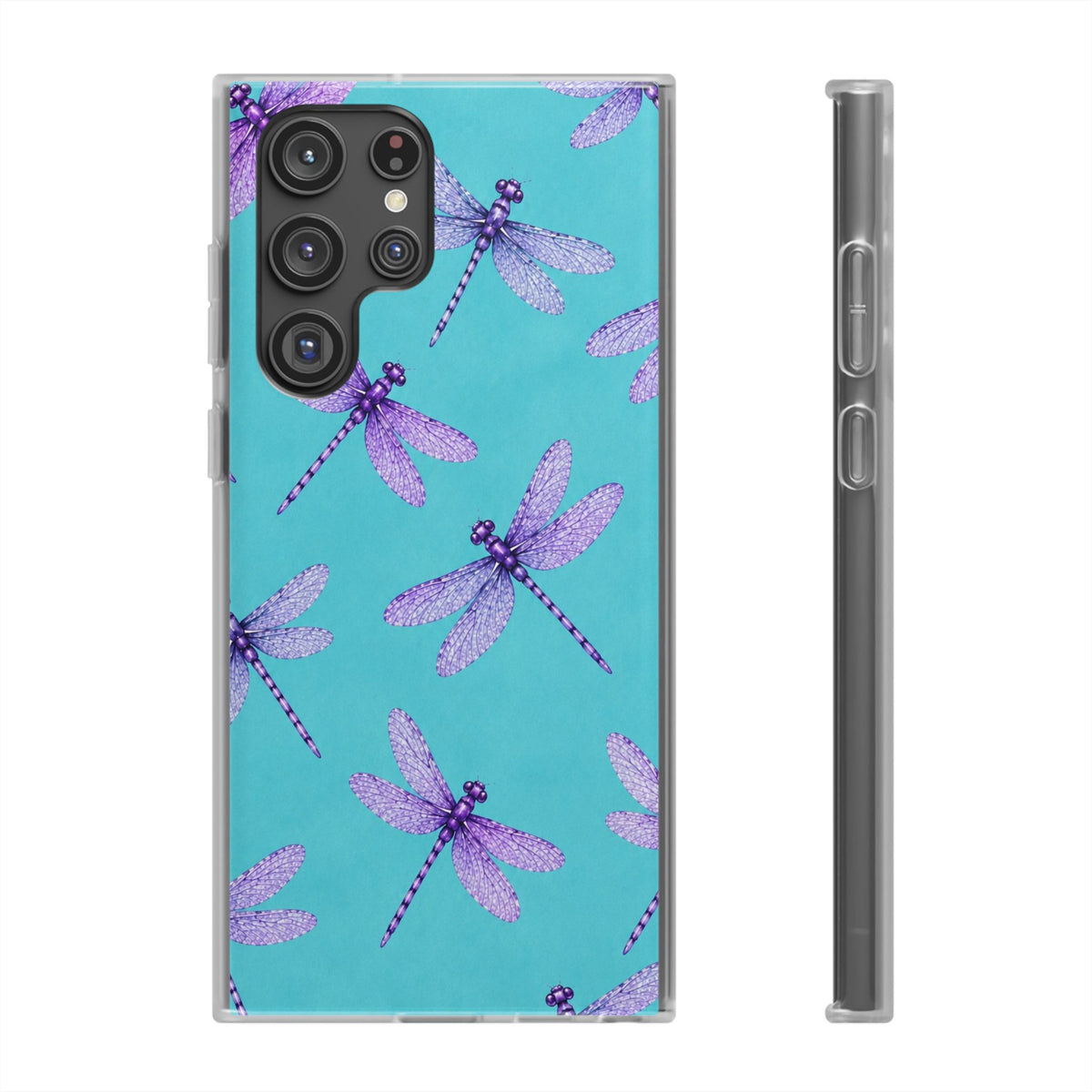 Turquoise Dragonfly Dreams – Flexi iPhone & Samsung Phone Case