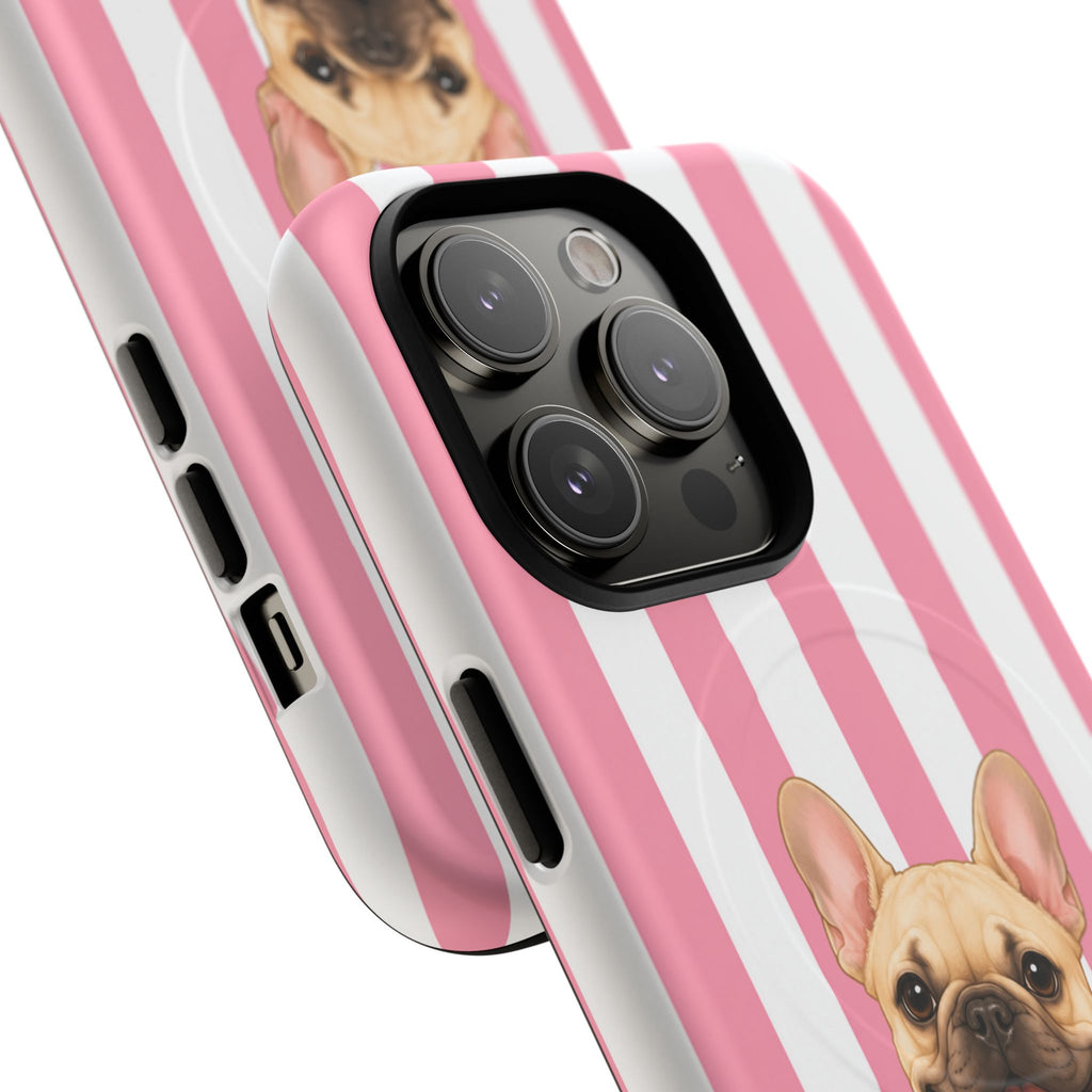Ooh La La , Cabana Frenchie- Tough Magnetic Phone Case