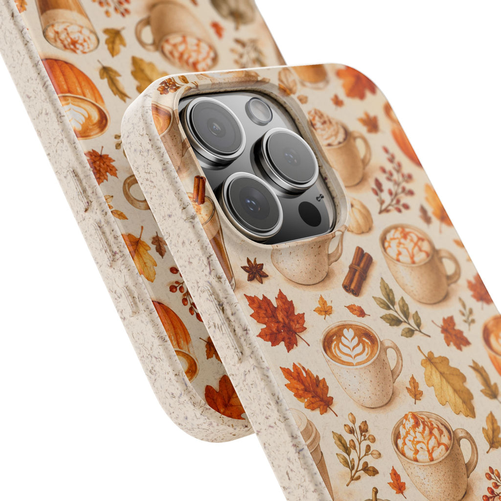 Fall in Love Latte- Eco-Friendly Biodegradable Phone Case