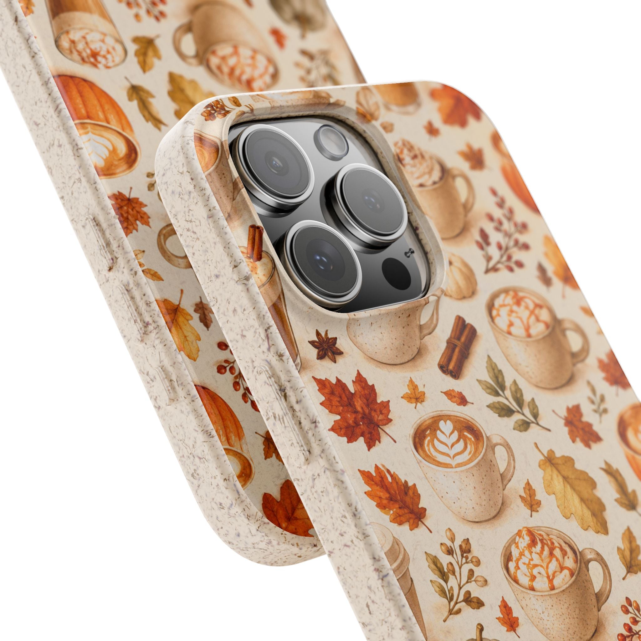 Fall in Love Latte- Eco-Friendly Biodegradable Phone Case