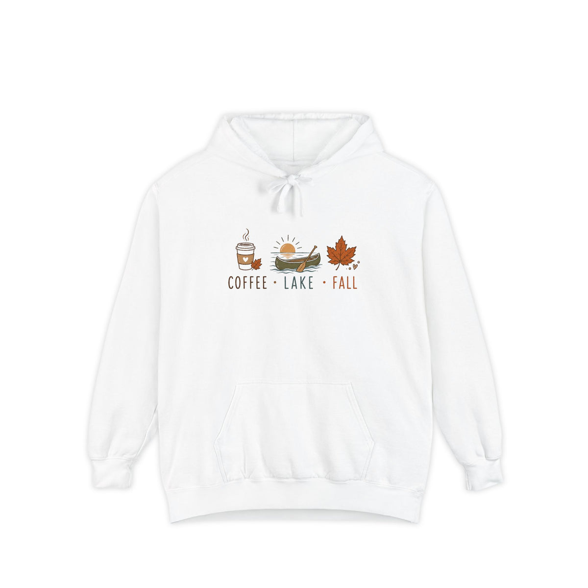 Coffee • Lake • Fall – Comfort Colors® Hoodie