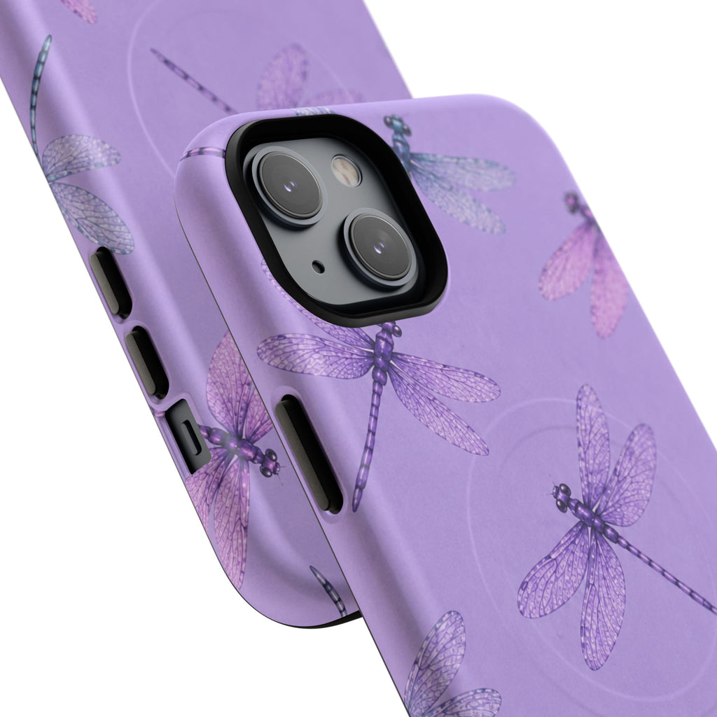 Lavender Dragonfly Dreams – Tough Magnetic Phone Case