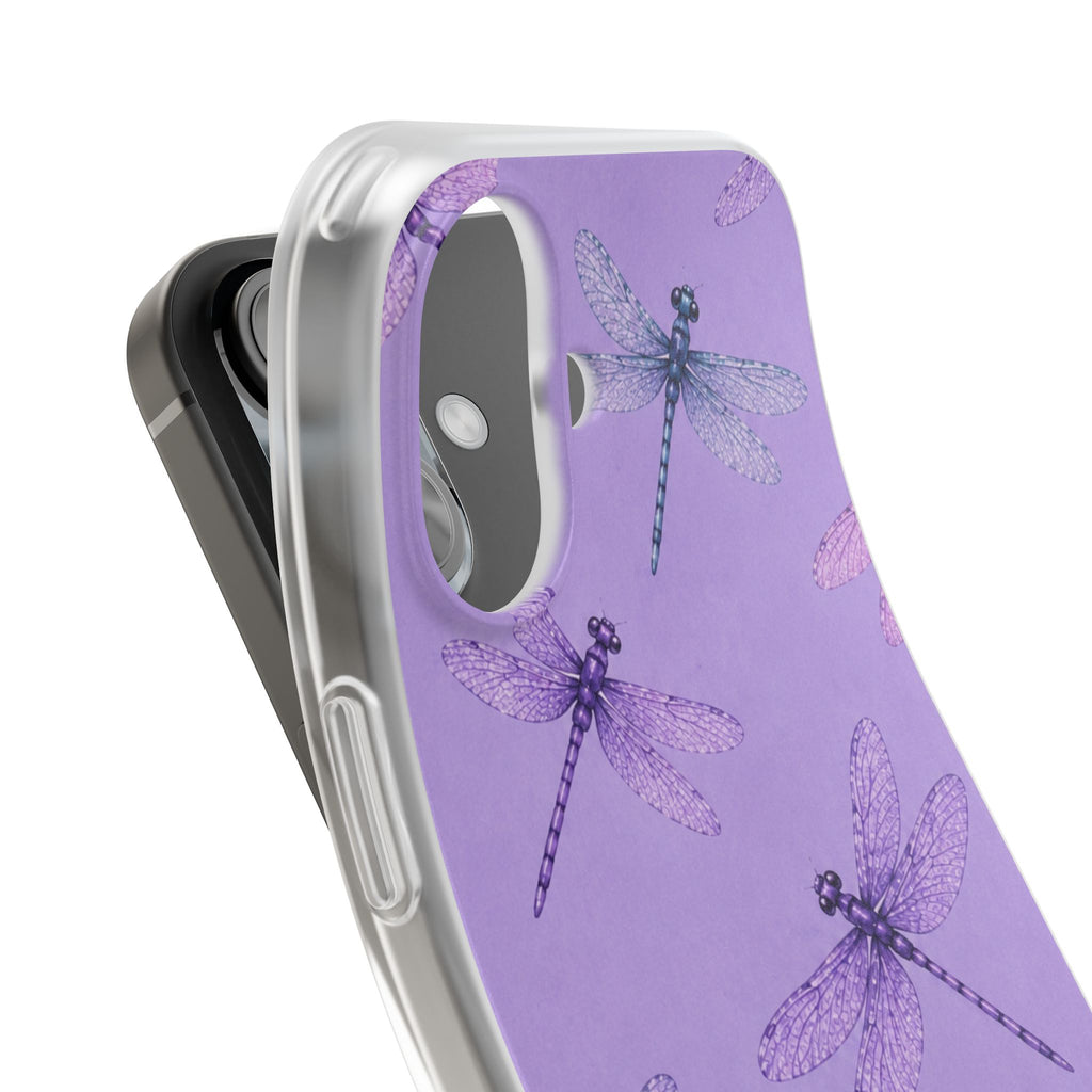 Lavender Dragonfly Dreams-Flexi iPhone & Samsung Phone Case