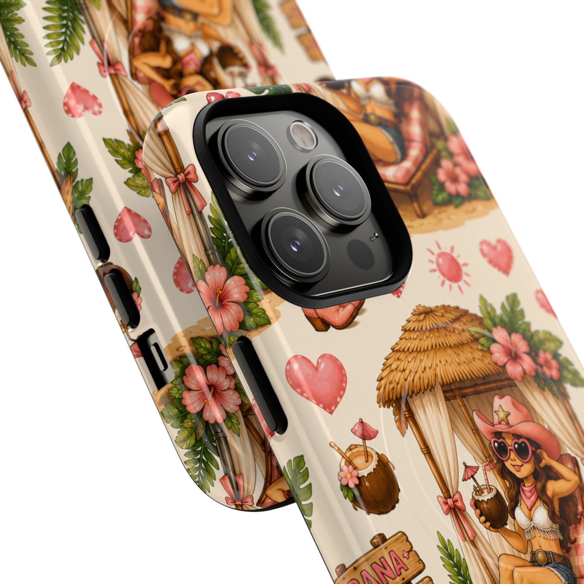 Cabana Cowgirl- Tough Magnetic Phone Case