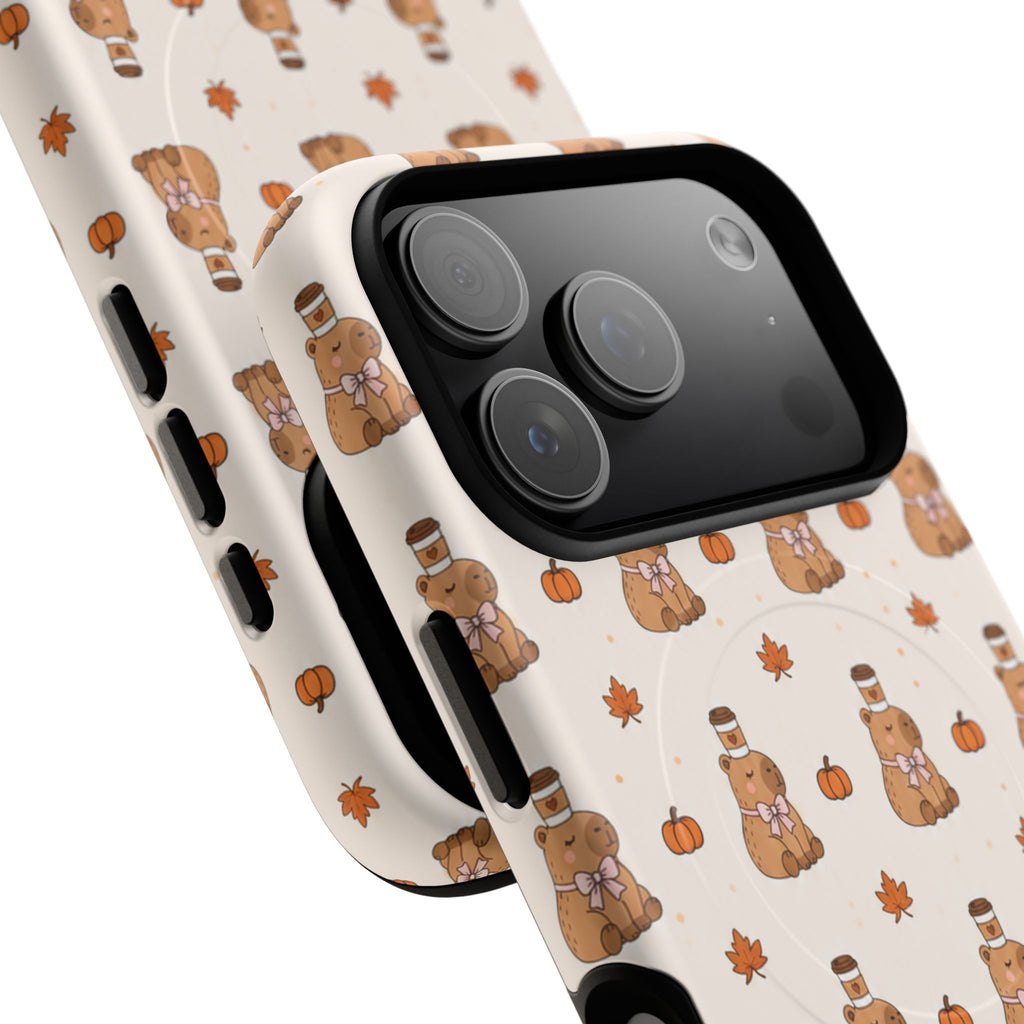 Pumpkin Patch Capy – Tough Magnetic Phone Case
