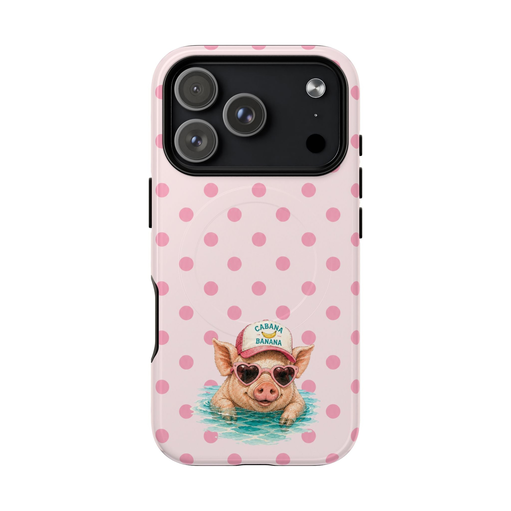 Pink Piggie Confetti- Tough Magnetic Phone Case