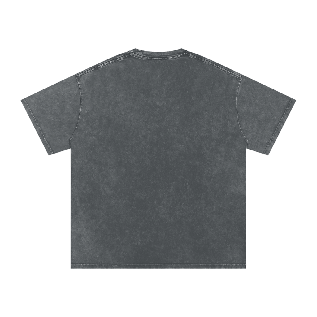 Purrfectly Spooky Snow Washed Oversized Cotton T-Shirt