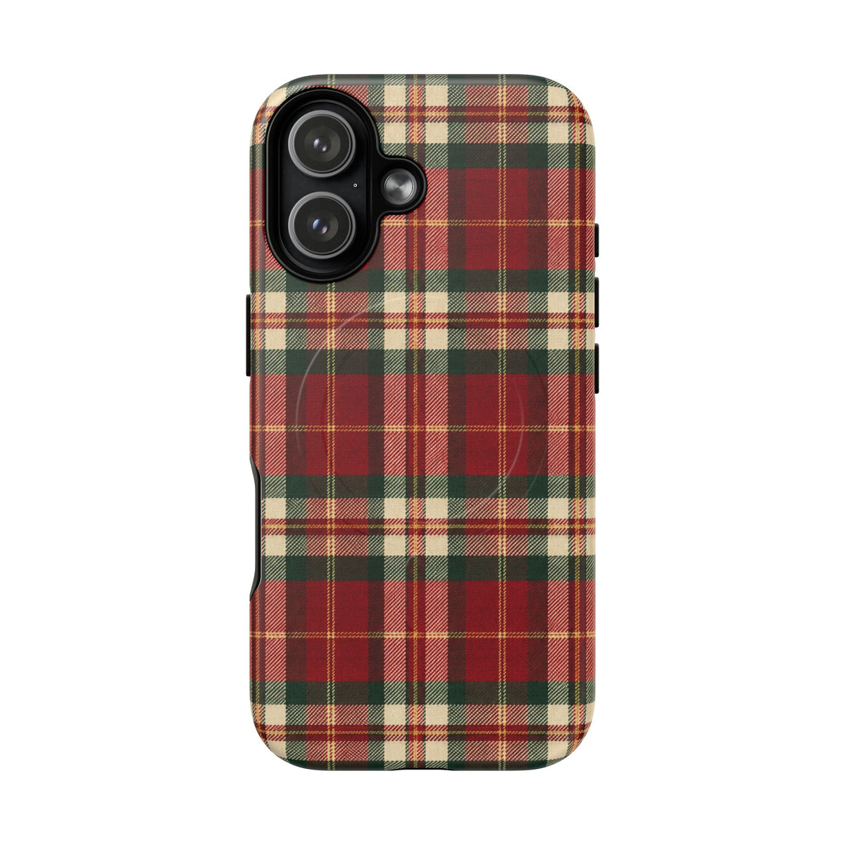 Christmas at the Cabana Plaid -Tough Magnetic Phone Case