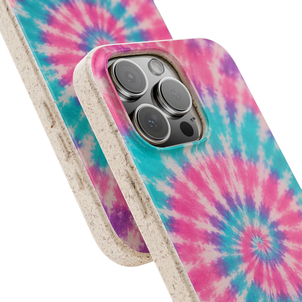 Cabana Tie-Dye – Eco-Friendly Biodegradable Phone Case