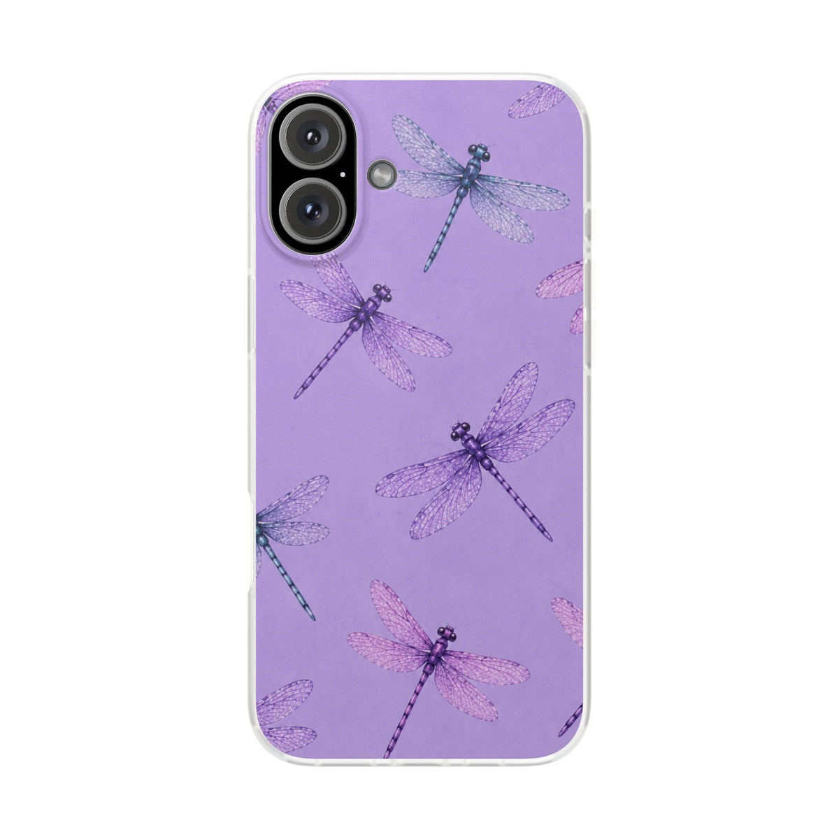 Lavender Dragonfly Dreams-Flexi iPhone & Samsung Phone Case