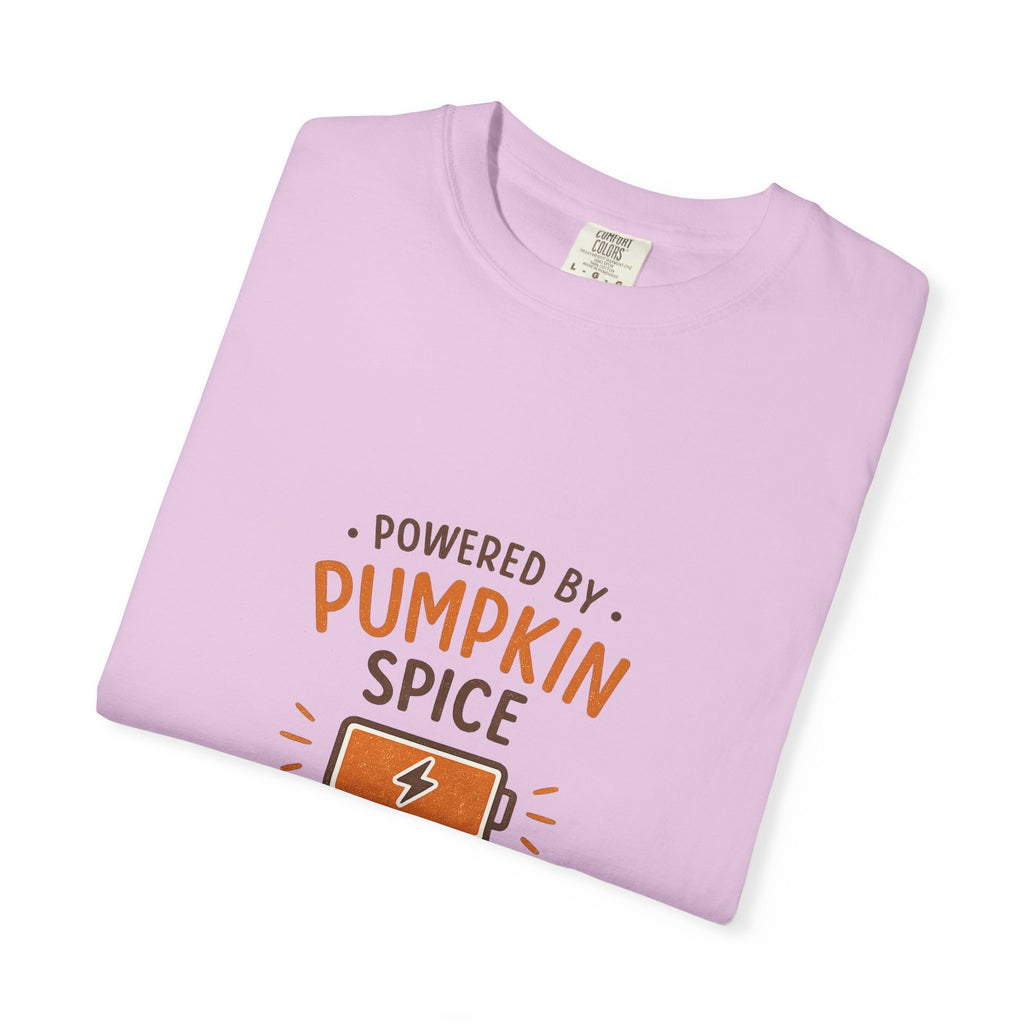 Powered by Pumpkin Spice – Comfort Colors® Tee