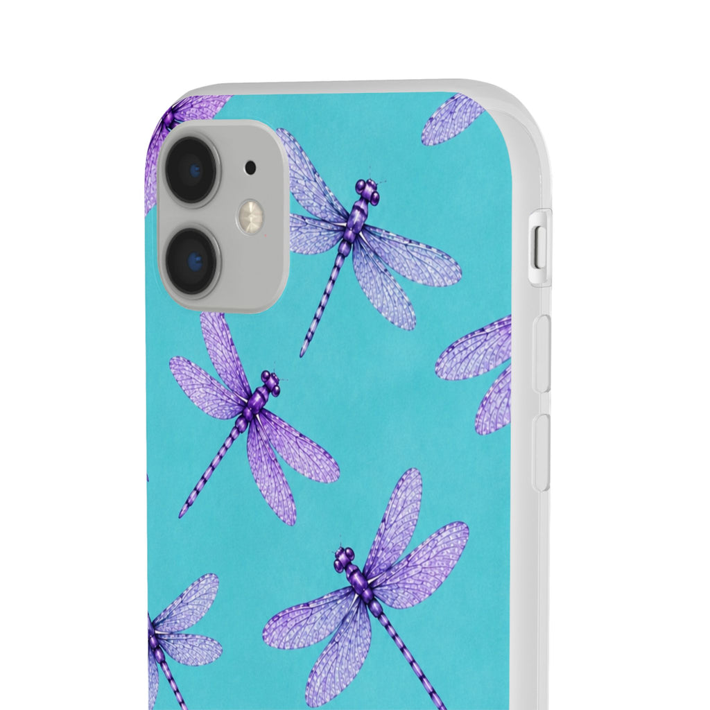 Turquoise Dragonfly Dreams – Flexi iPhone & Samsung Phone Case