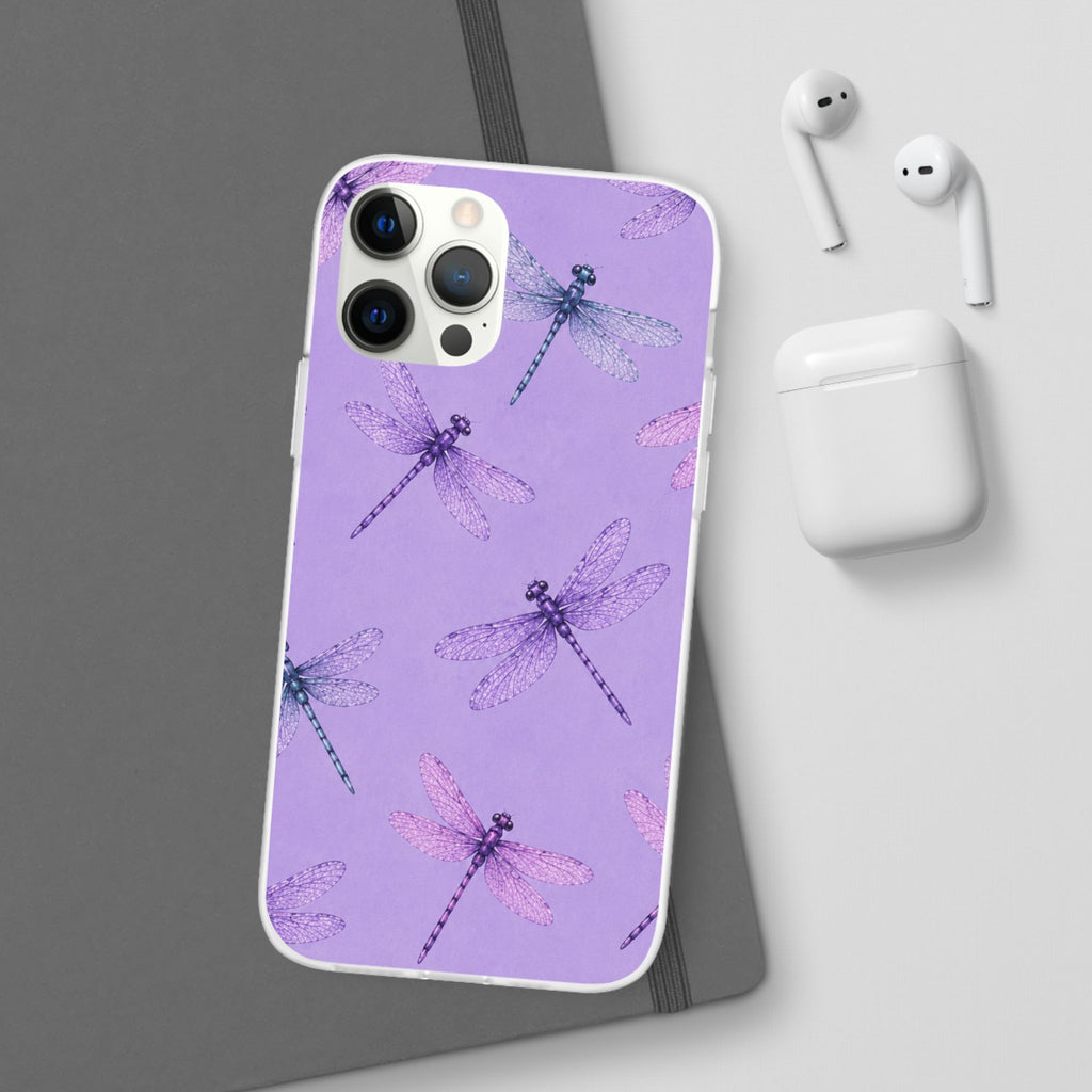 Lavender Dragonfly Dreams-Flexi iPhone & Samsung Phone Case