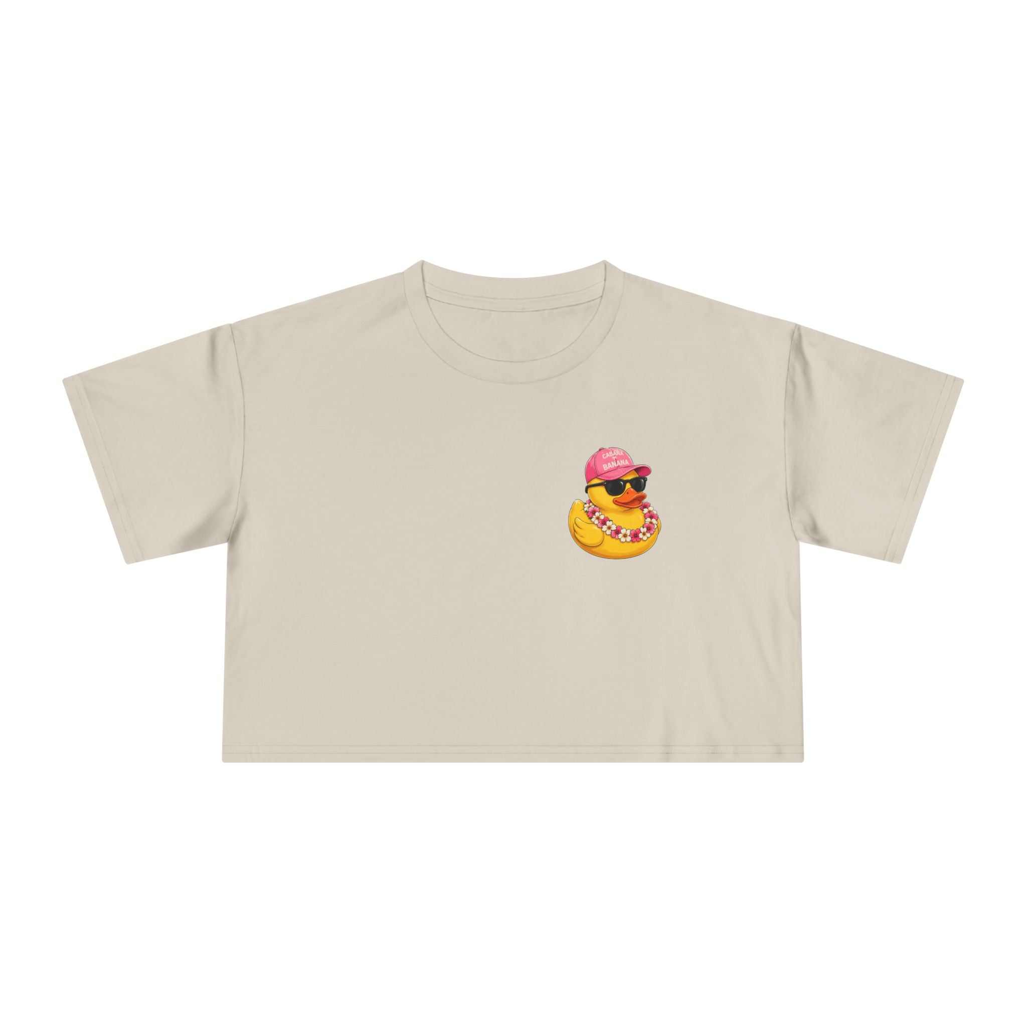 Ducking Out of Reality-Crop Tee Shirt