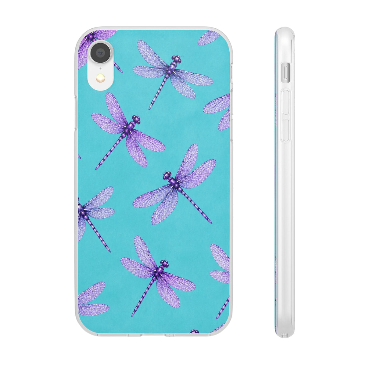 Turquoise Dragonfly Dreams – Flexi iPhone & Samsung Phone Case