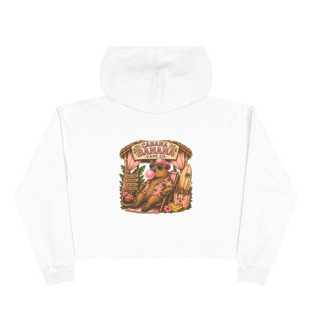 Capy Cabana- Crop Hoodie