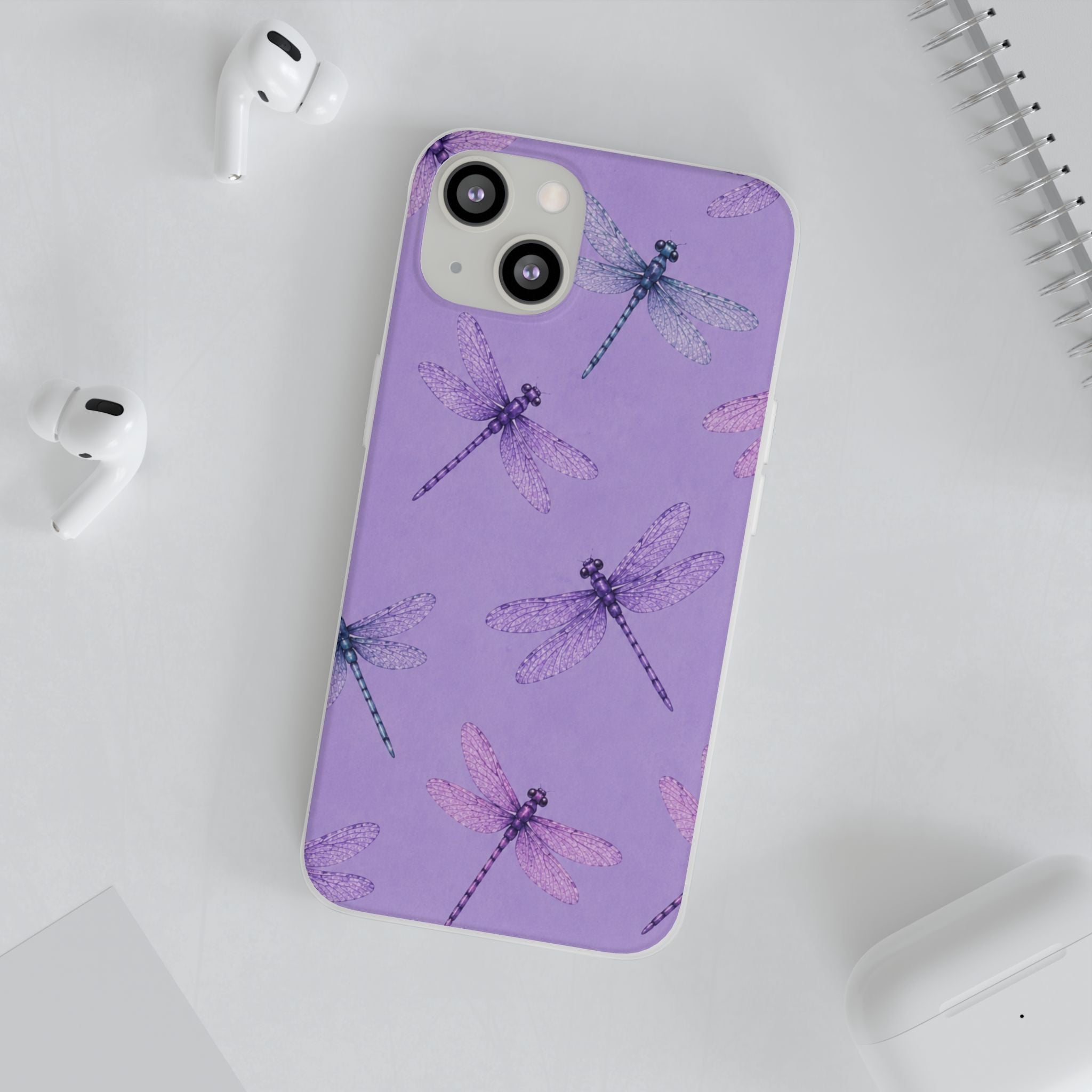 Lavender Dragonfly Dreams-Flexi iPhone & Samsung Phone Case