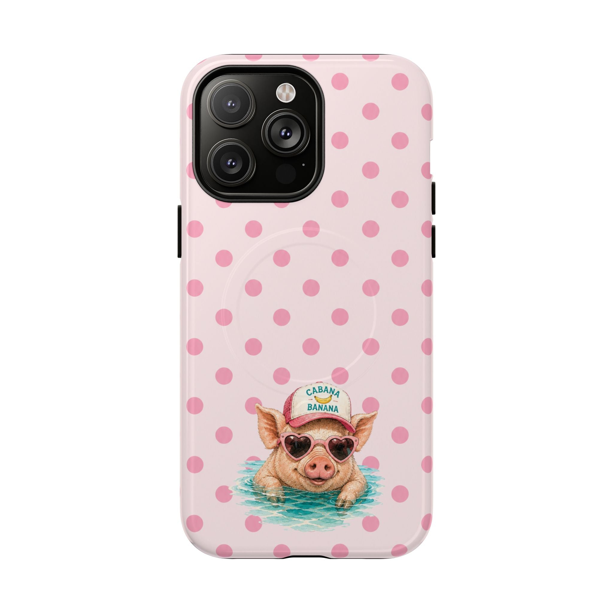 Pink Piggie Confetti- Tough Magnetic Phone Case