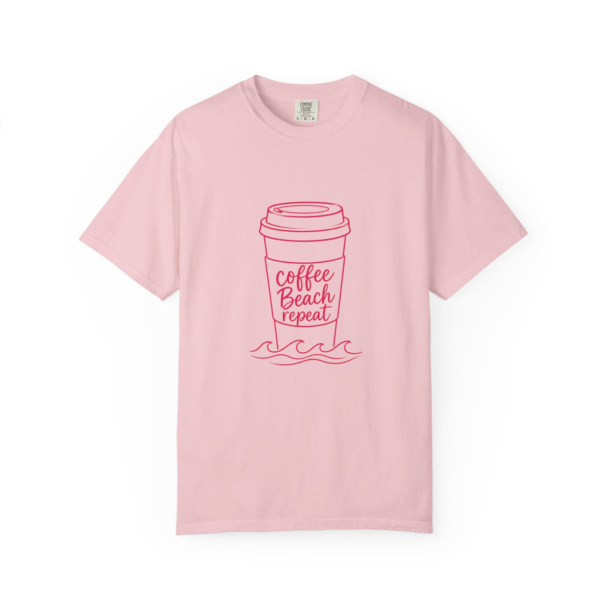 Coffee Beach Repeat – Comfort Colors® T-Shirt