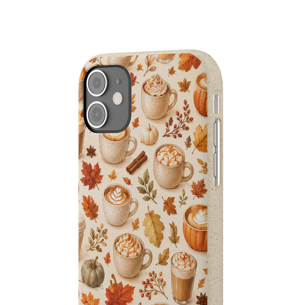 Fall in Love Latte- Eco-Friendly Biodegradable Phone Case