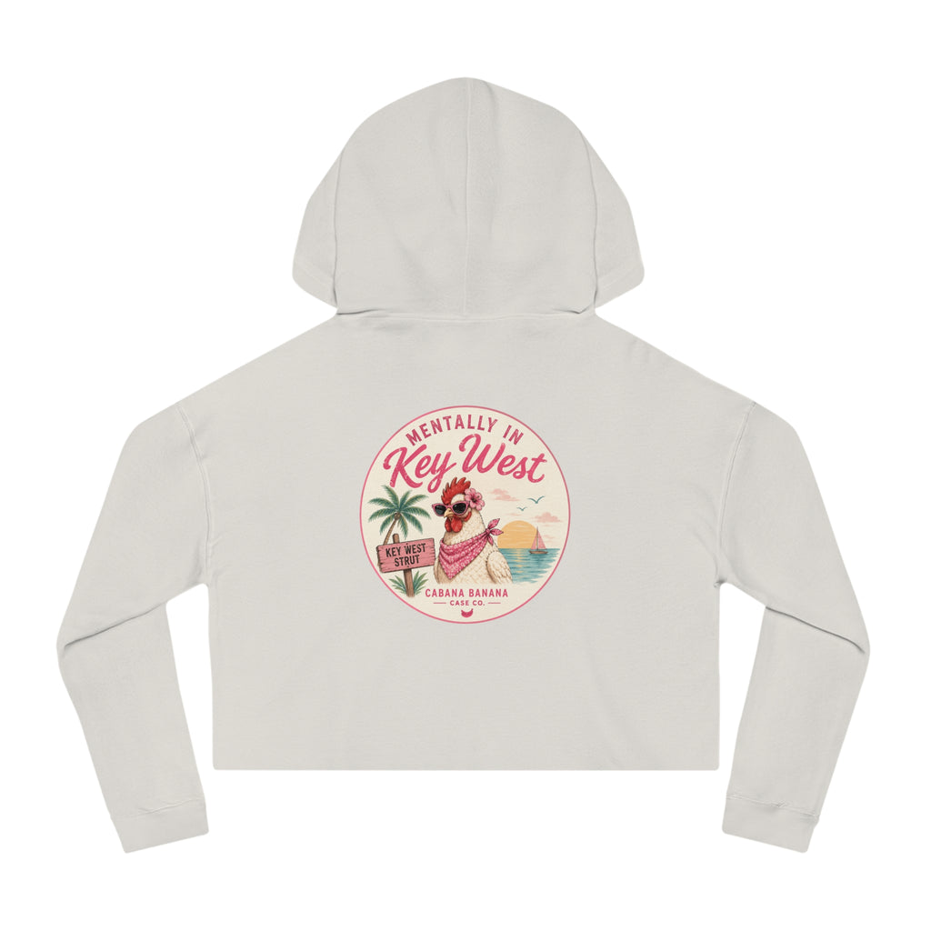 Mentally in Key West Cropped Hoodie