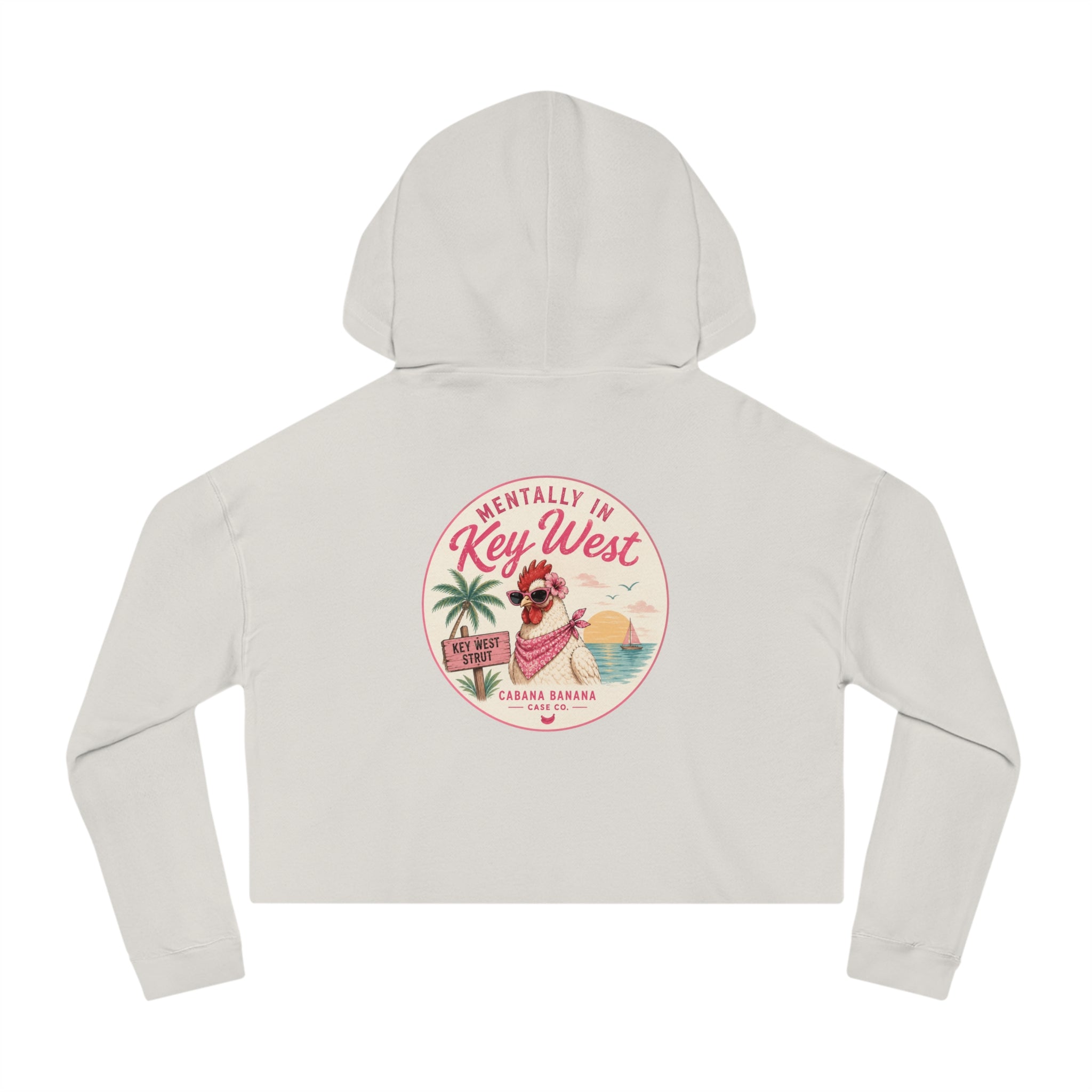 Mentally in Key West Cropped Hoodie