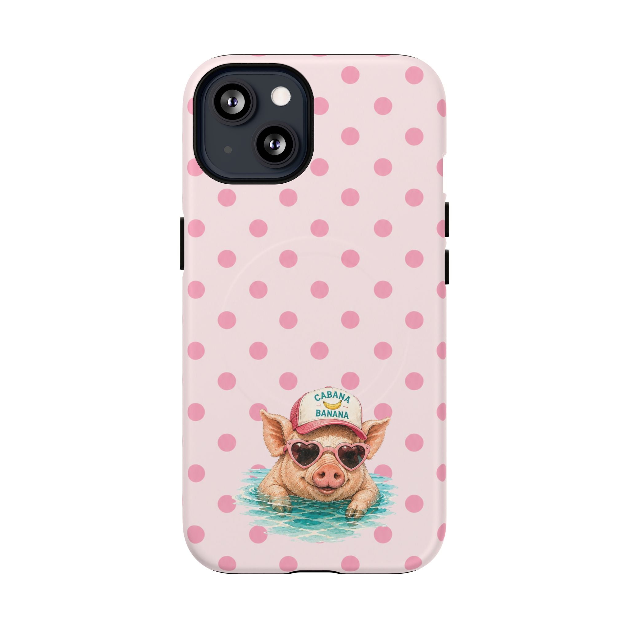 Pink Piggie Confetti- Tough Magnetic Phone Case