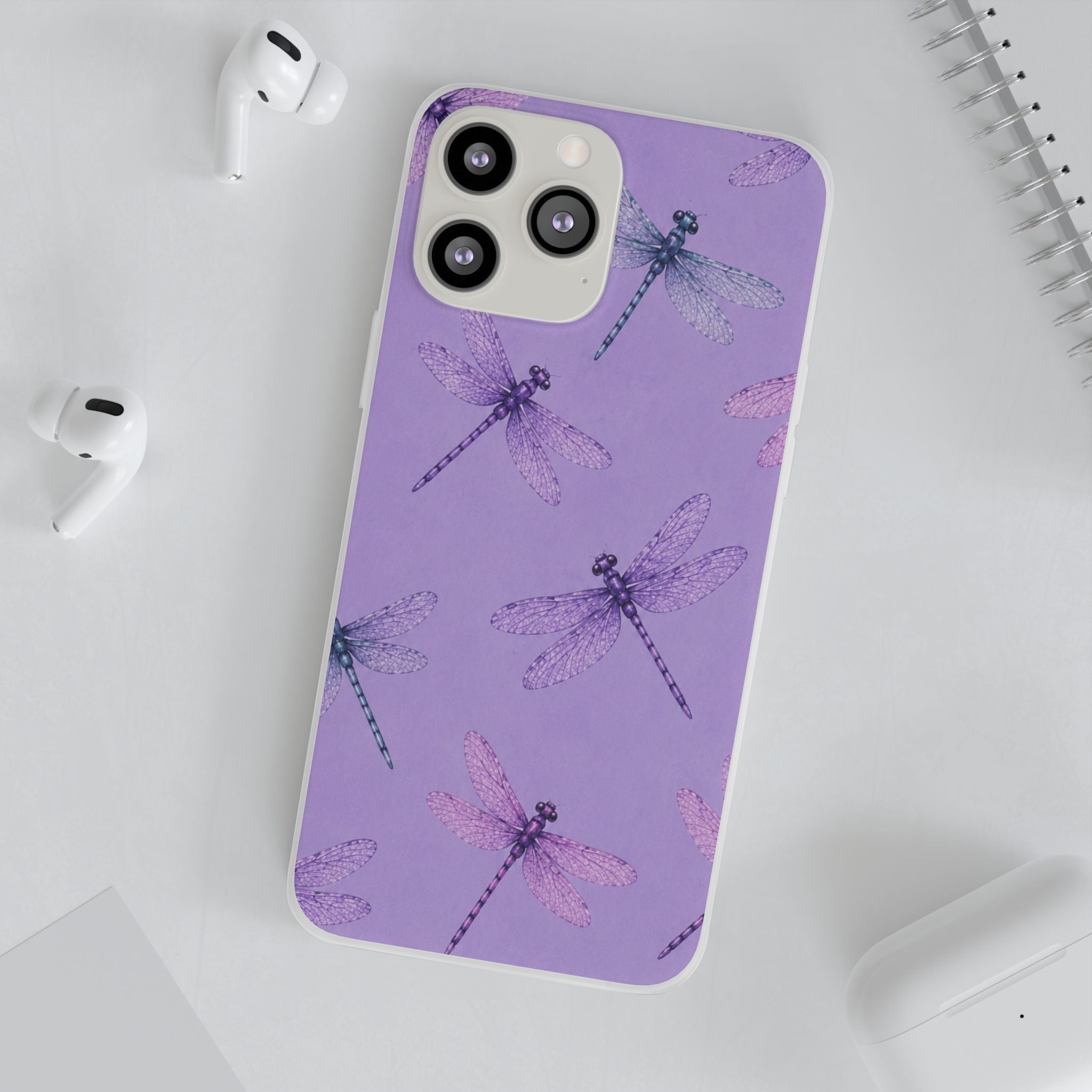 Lavender Dragonfly Dreams-Flexi iPhone & Samsung Phone Case