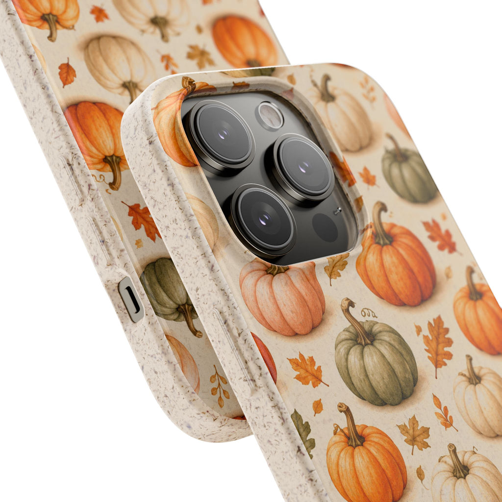 Cabana Pumpkin Patch -Eco-Friendly Biodegradable Phone Case