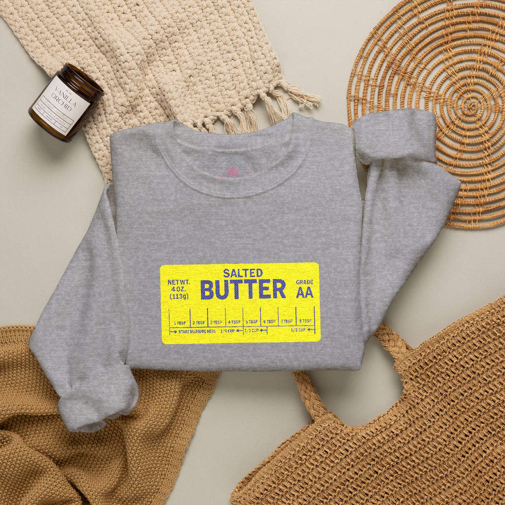 Butter Me Up In The Cabana – Embroidered Sweatshirt