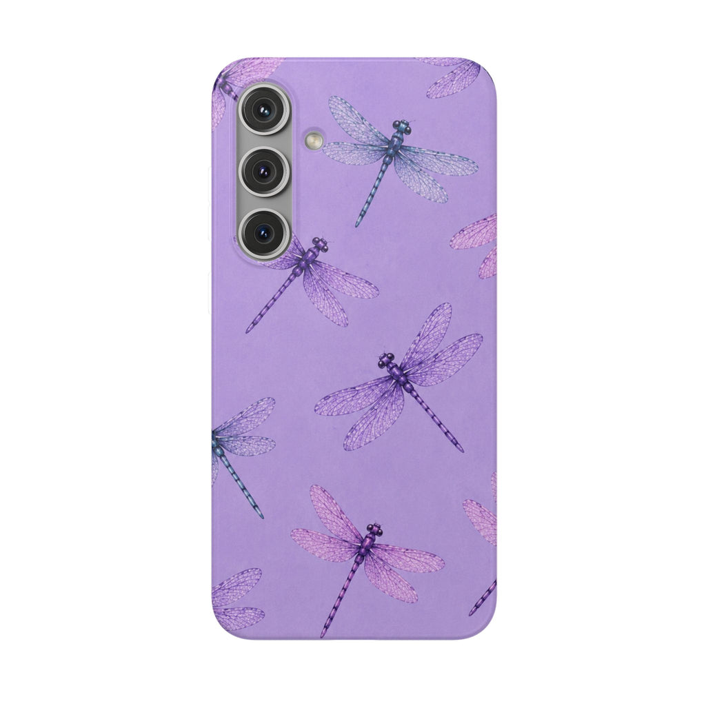 Lavender Dragonfly Dreams-Flexi iPhone & Samsung Phone Case