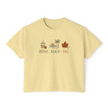 Coffee • Beach • Fall – Boxy Tee