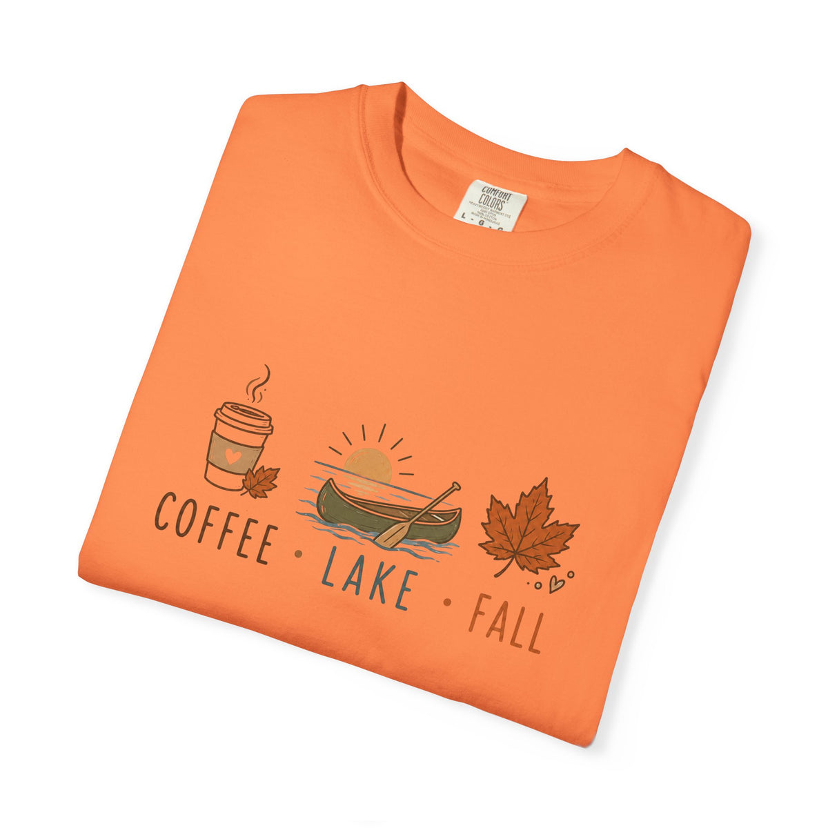 Coffee • Lake • Fall –T-Shirt
