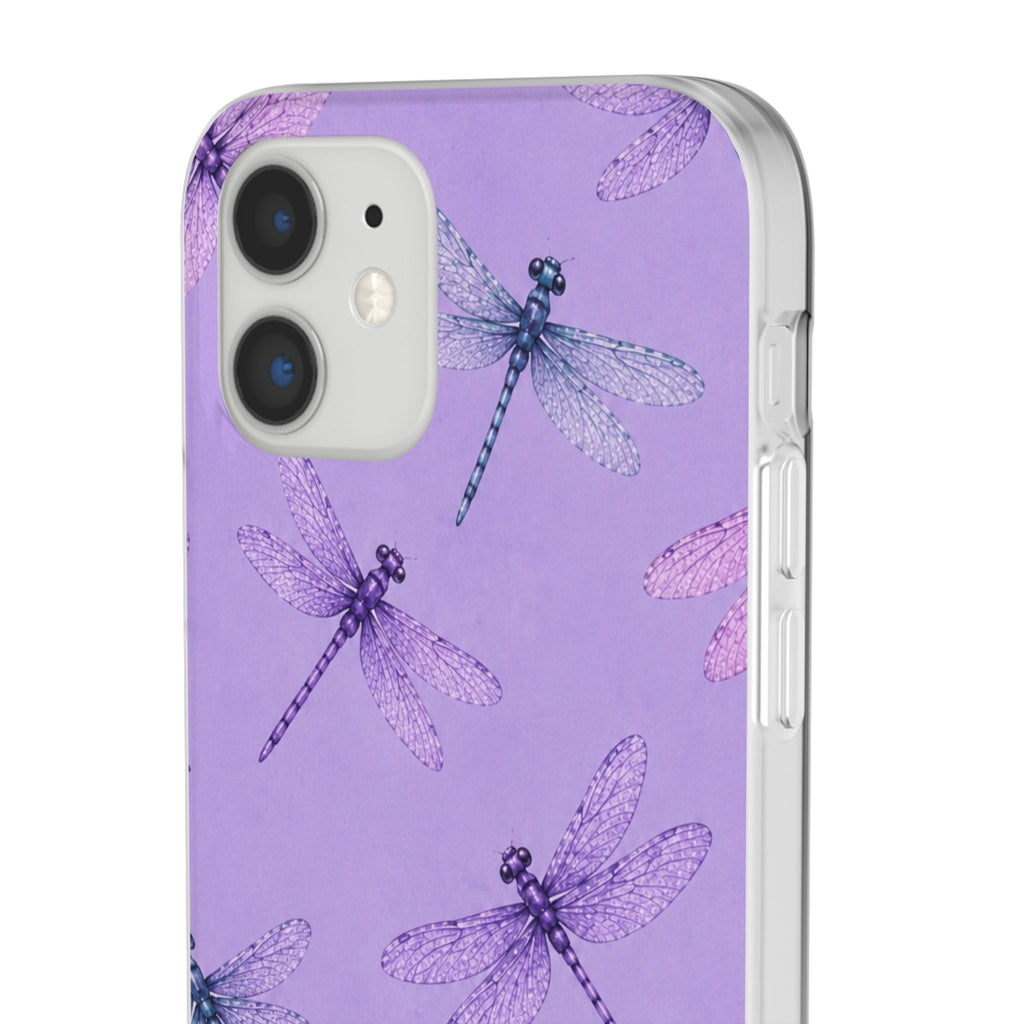 Lavender Dragonfly Dreams-Flexi iPhone & Samsung Phone Case