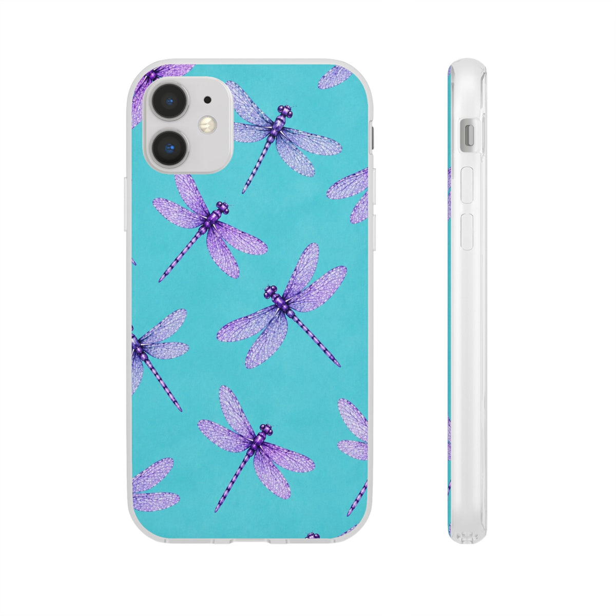 Turquoise Dragonfly Dreams – Flexi iPhone & Samsung Phone Case