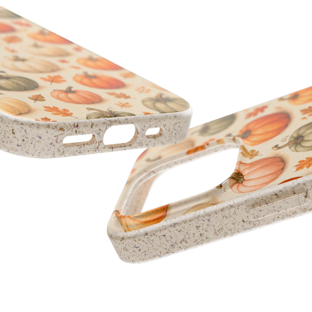 Cabana Pumpkin Patch -Eco-Friendly Biodegradable Phone Case