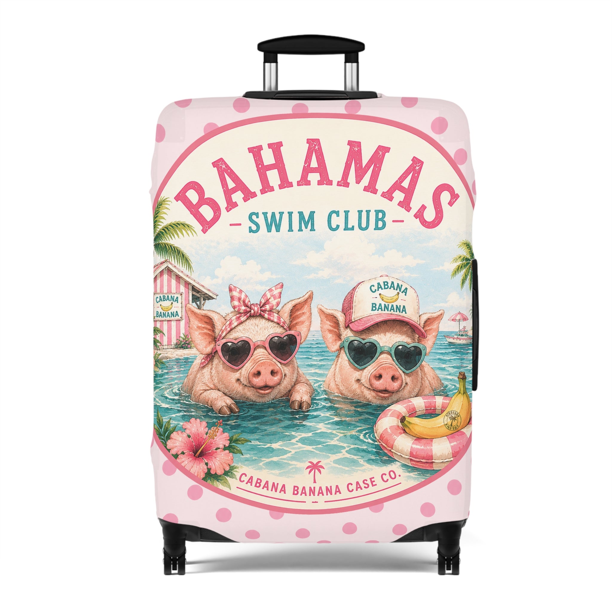 Bahamas Pig Swim Club- Luggage Protector