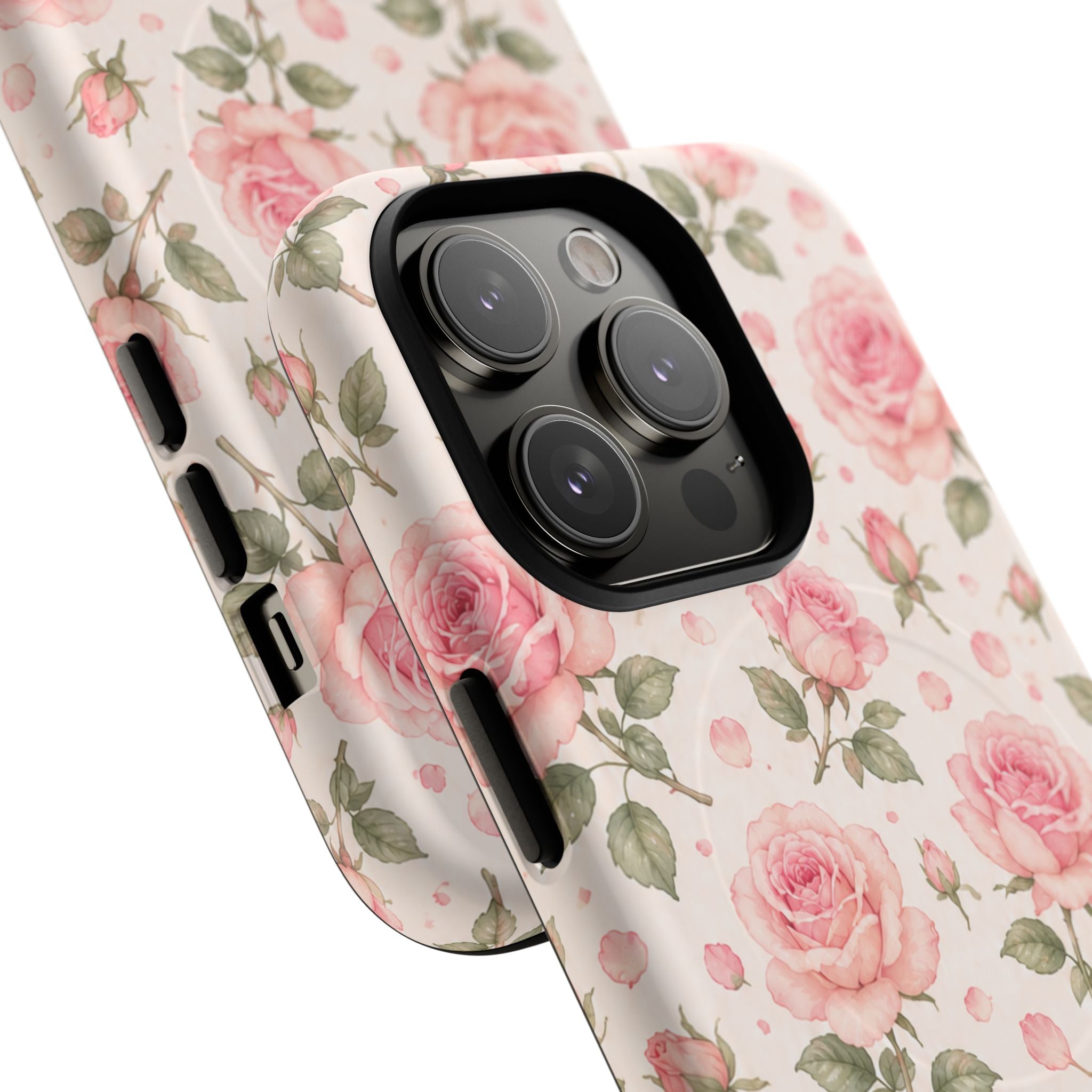 Pink Petals & Paradise- Tough Magnetic Phone Case