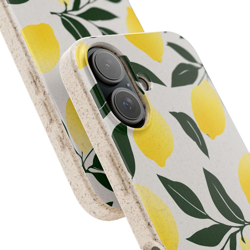 Lemon Escape - Eco-Friendly Biodegradable Phone Case