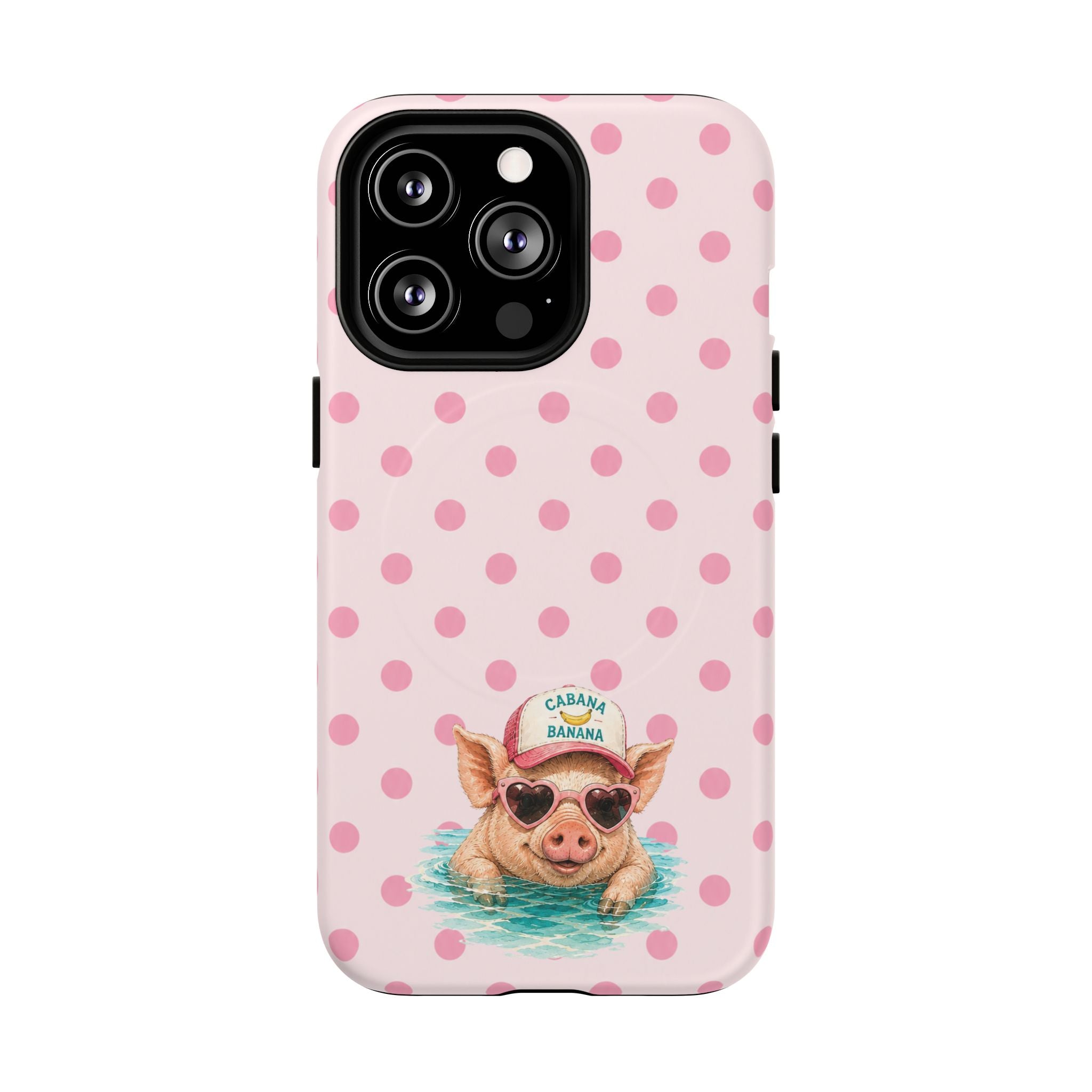 Pink Piggie Confetti- Tough Magnetic Phone Case