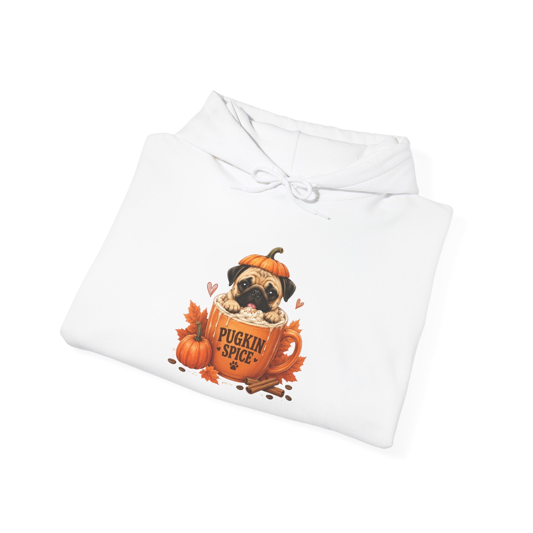 Pumpkin Spice Pug Hoodie — Graphic Sweatshirt
